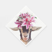 50 Papieren servetten Lily de Geit (Hoek)