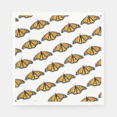 50 papieren servetten monarchvlinders (Voorkant)