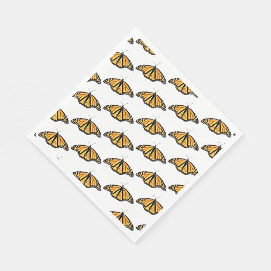 50 papieren servetten monarchvlinders (Hoek)