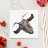 50 Papieren servetten - Zwart & Bruin Geit (Insitu)