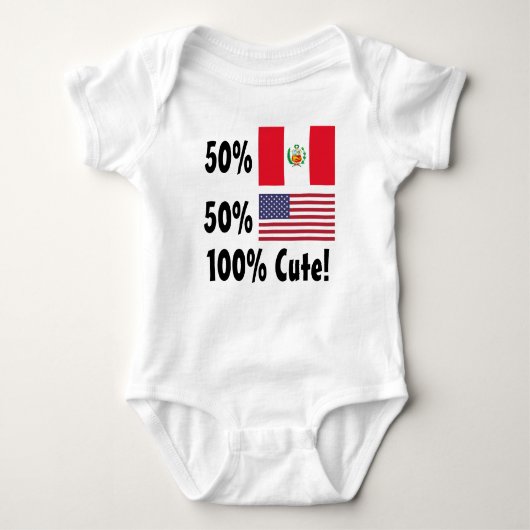 50% Peruaanse 50% Amerikaanse 100% klauw Romper (Voorkant)