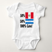 50% Peruaanse 50% Honduran 100% Cute Romper (Voorkant)