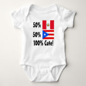 50% Peruaanse 50% Puerto Ricaan 100% Cute Romper (Voorkant)