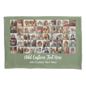 50 Photo Collage Grid - Script Text Kussensloop (Voorkant)