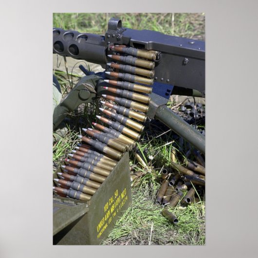 .50 Pistool van de kabelmachine Poster (Voorkant)