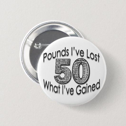 50 pond verloren Button (Voorkant /achterkant)