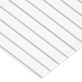 50 procent grijs instripe op 1 inch witte streep tafelkleed (Gekanteld)