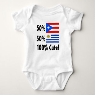 50% Puerto Ricaan 50% Uruguayaan 100% Cute Romper