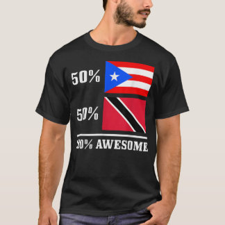 50 Puerto Rico 50 Trinidad & Tobago Puerto Rican F T-shirt