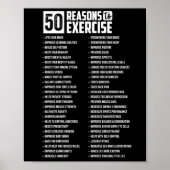 50 redenen om te trainen poster (Voorkant)