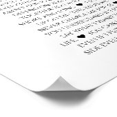 50 redenen waarom ik van je hou poster (Hoek)