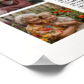 50 Redenen Waarom We Van Je Houden 50e Verjaardag  Poster (Hoek)