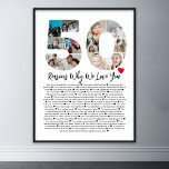 50 redenen waarom we van je houden 50ste verjaarda poster<br><div class="desc">Vier liefde en creëer blijvende herinneringen met deze Reasons Why I Love You Photo Collage. Deze aanpasbare sjabloon stelt u in staat om een oprecht en gepersonaliseerd cadeau te maken dat perfect is voor verschillende gelegenheden, van huwelijksjubilea tot verjaardagen, Valentijnsdag of gewoon omdat. Redenen Waarom ik van je hou -...</div>