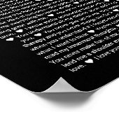 50 redenen waarom we van je houden Papieren print  (Hoek)