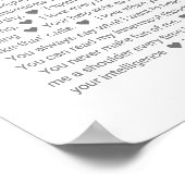 50 redenen waarom we van je houden trouwlust vow v poster (Hoek)