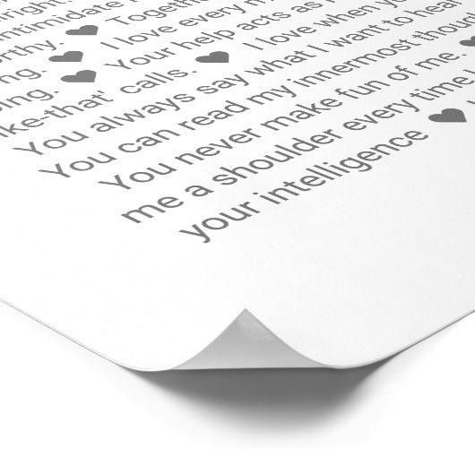 50 redenen waarom we van je houden trouwlust vow v poster (Hoek)