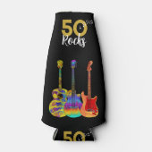 50 Rocks 50ste verjaardagsfeestje Flesjeskoeler (Voorkant)