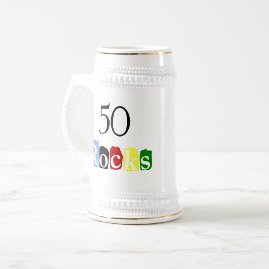 50 Rocks Bierpul (Voorkant links)