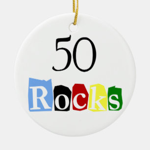 50 Rocks Keramisch Ornament