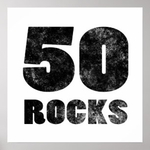 50 Rocks Poster