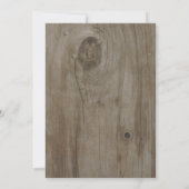 50 Rustieke Verjaardag - Paarse Bloemen Mason Jar  Kaart (Achterkant)