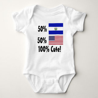 50% Salvadoriaan 50% Amerikaans 100% klap Romper