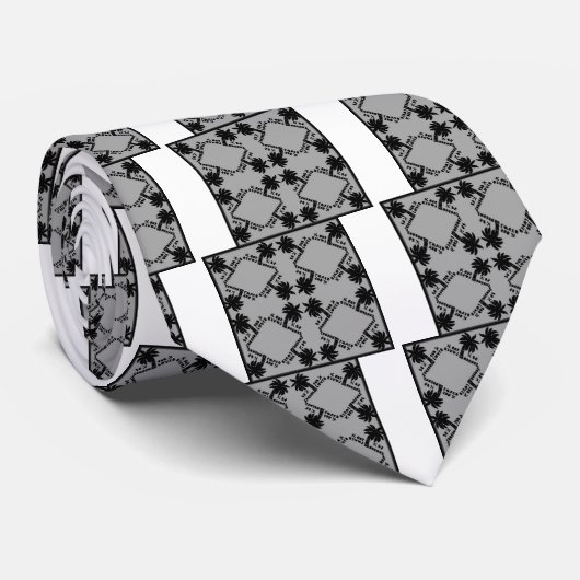 50%Samoan Tapa-stropdas Stropdas (Opgerold)