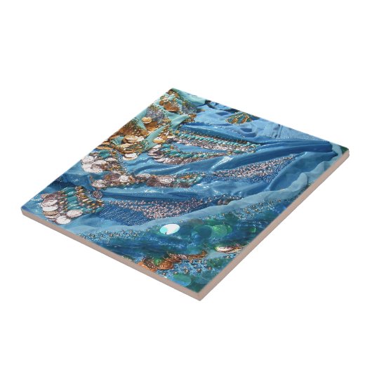 50 Schaduwen van Turquoise Tegeltje (Zijkant)