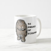 50 Shades of Disapproval Rabbit Mok (Voorkant rechts)
