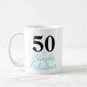 50 & Simply Fabulous Koffiemok (Links)