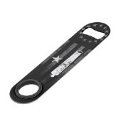 50 State en Betsy Ross American Flag en Cannon Speed Flessenopener (Achterkant Gekanteld)