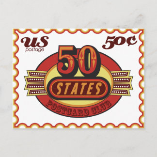 50 staten briefkaart club