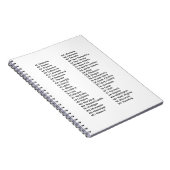 50 States List Spiral Photo Notebook Notitieboek (Rechterzijde)