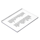 50 States List Spiral Photo Notebook Notitieboek (Linkerzijde)