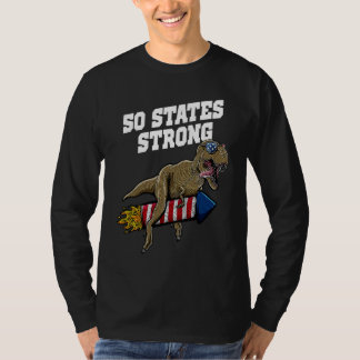 50 States Strong Patriotic American Patriotism USA T-shirt