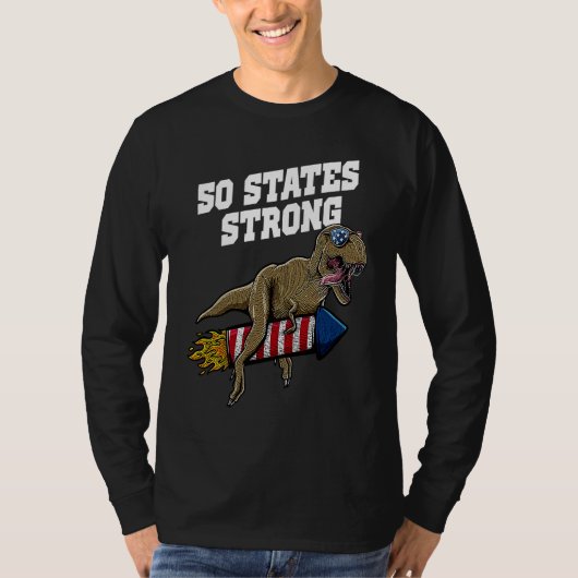 50 States Strong Patriotic American Patriotism USA T-shirt (Voorkant)
