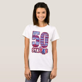 50 STATES USA T-SHIRT (Voorkant volledig)