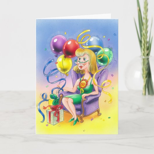 50 ste verjaardagsfeestNog een mooie verjaardag de Kaart (Voorkant)