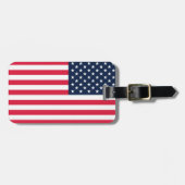 50-sterren Amerikaanse vlag: oude glorie sterren e Bagagelabel (Voorkant horizontaal)