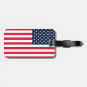 50-sterren Amerikaanse vlag: oude glorie sterren e Bagagelabel (Achterkant horizontaal)