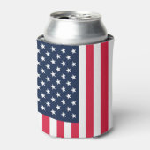 50-sterren Amerikaanse vlag: oude glorie sterren e Blikjeskoeler (Blikje Voorkant)