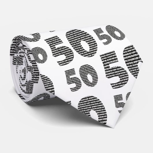 50 Stropdas (Opgerold)