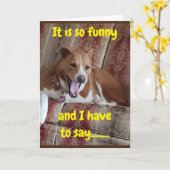 "50 SURE ZIET ER GOED UIT OP U" ZEGT POP KAART (Gele Bloem)