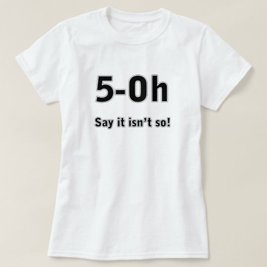 50 T Shirt draaien (Design voorkant)