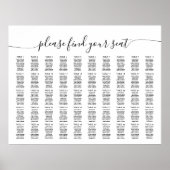 50 Tafels groot Vind uw zitplaatskaart Poster (Voorkant)