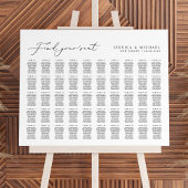 50 Tafels groot Vind uw zitplaatskaart Poster