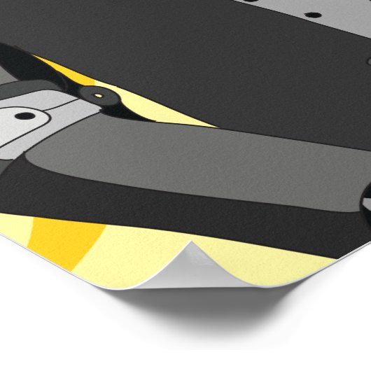 50. Tin (Sn) Periodieke Lijst van de Elementen Poster (Hoek)