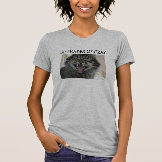 50 tinten van Cray Kat T-shirt (Voorkant)