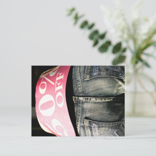 50 % uit briefkaart (Staand voorkant)