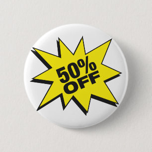 50 % uit Button